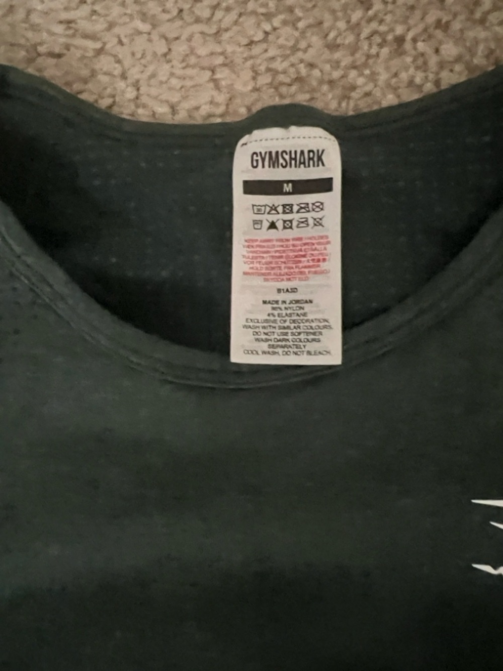 Gymshark Dark Green Seamless Crew Neck Athletic Top & Pants - Picture 2 of 2